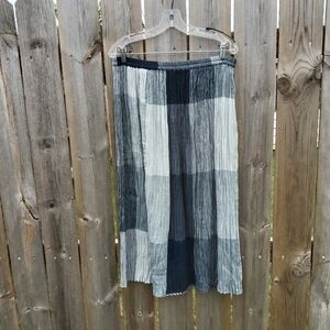 LOGO BY LORI GOLDSTEIN MEDIUM PATCHWORK MIDI SKIRT